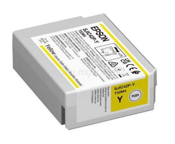 EPSON SJIC42P(Y) C4000 Tintapatron Yellow 50ml