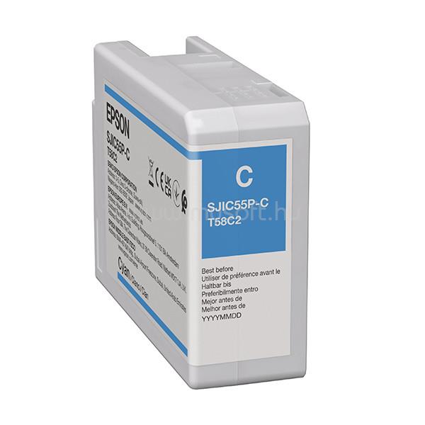 EPSON SJIC55(C) Eredeti cián tintapatron