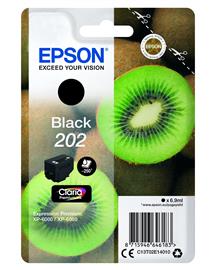 EPSON 202 Eredeti fekete Kiwi Claria Premium tintapatron (250 oldal) C13T02E14010 small