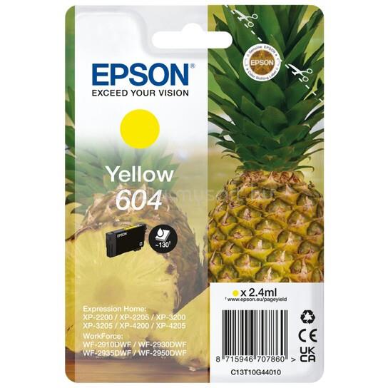 EPSON T10G4 (604) sárga eredeti tintapatron