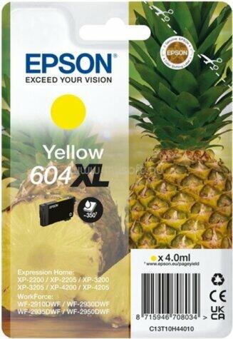 EPSON T10H4 (604XL) sárga eredeti tintapatron
