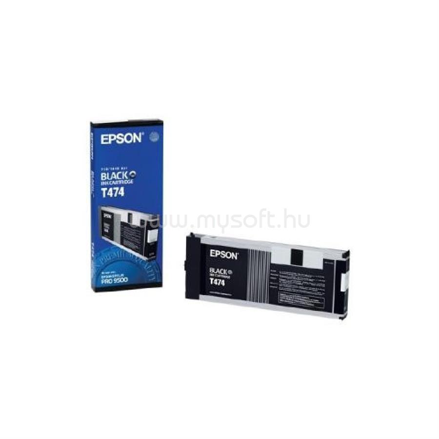 EPSON T474 tintapatron black ORIGINAL