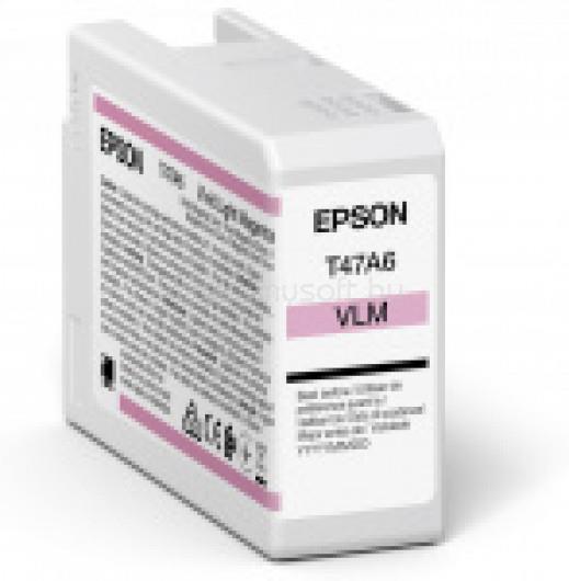 EPSON T47A6 Eredeti világos bíbor UltraChrome Pro tintapatron (50 ml)