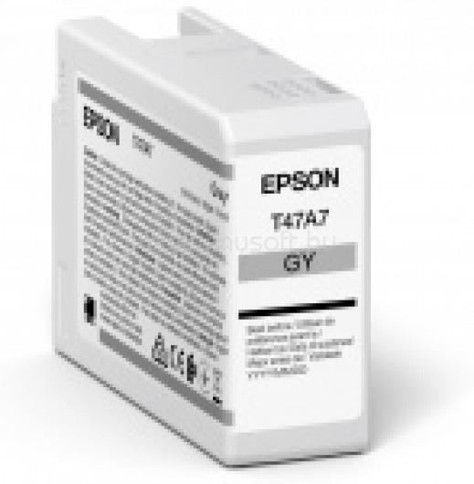 EPSON T47A7 Eredeti szürke UltraChrome Pro tintapatron (50 ml)