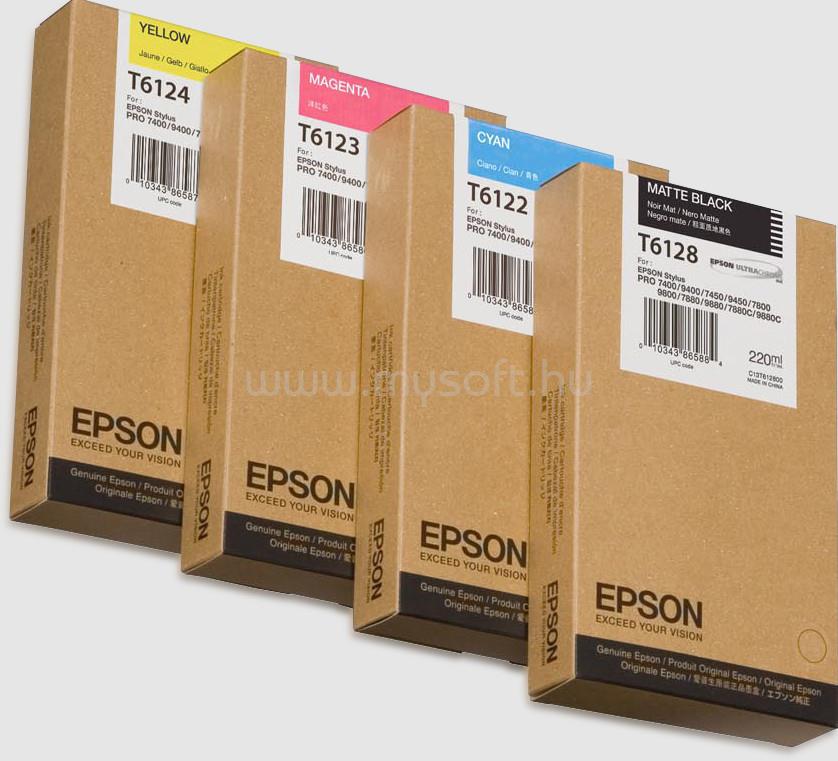 EPSON T6128 Patron Matt Bk 220ml /o/