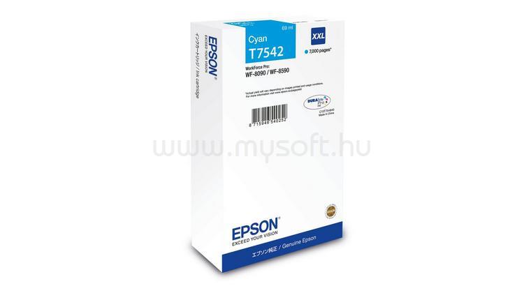 EPSON T7542 XXL Eredeti cián DURABrite Pro extra nagy kapacitású tintapatron (7 000 oldal)