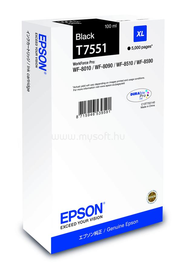 EPSON T7551 Patron Bk 5K /o/