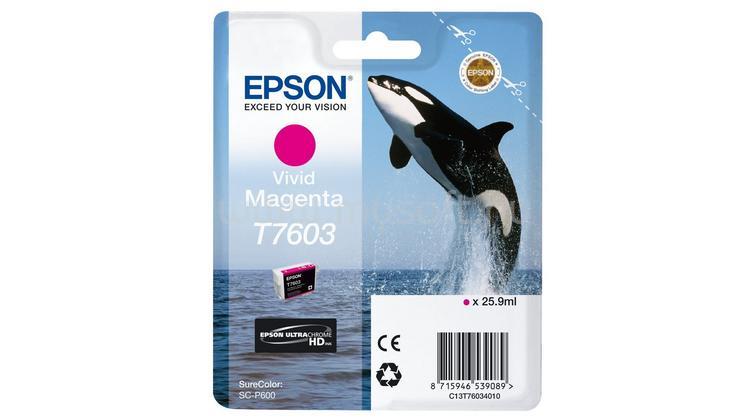 EPSON T7603 Patron Magenta 26ml (Eredeti)