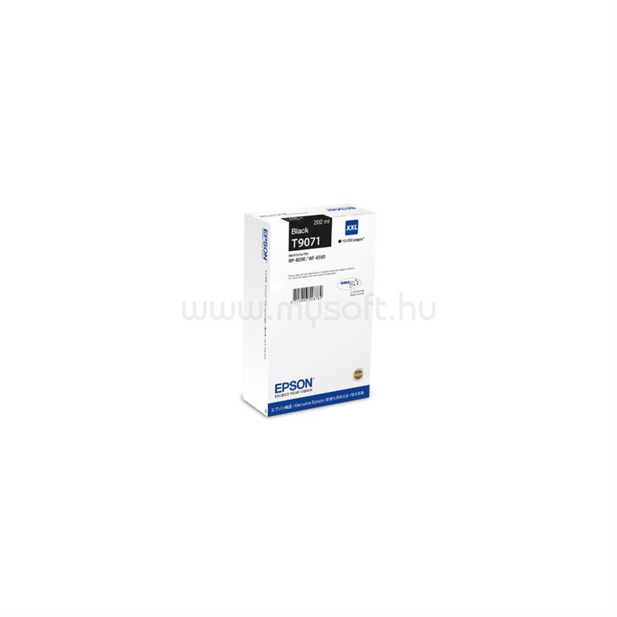 EPSON T9071 XXL Eredeti fekete DURABrite Pro extra nagy kapacitású tintapatron (10000 oldal)