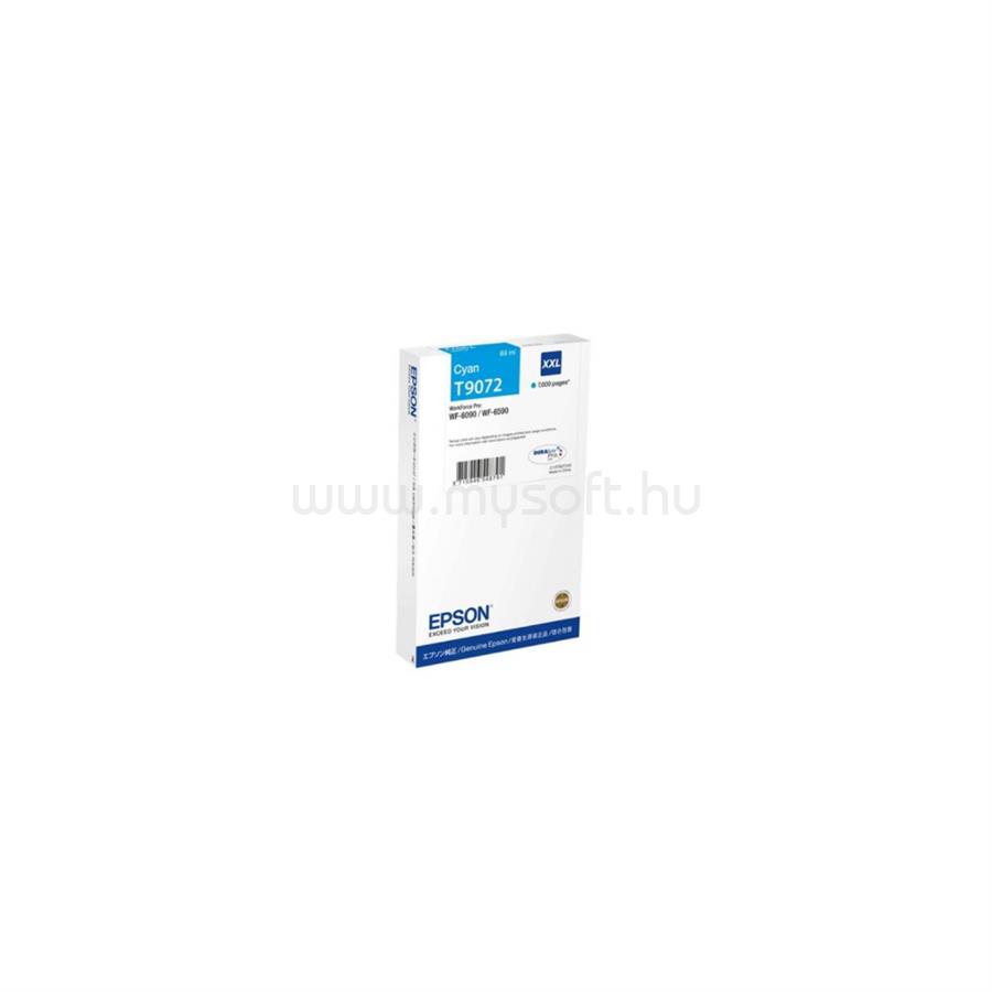 EPSON T9072 XXL Eredeti cián DURABrite Pro extra nagy kapacitású tintapatron (7000 oldal)