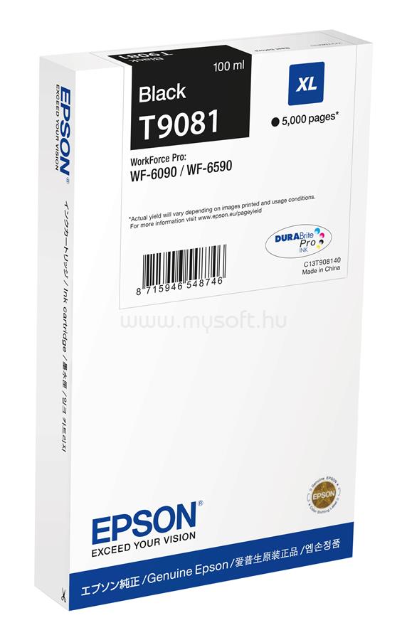 EPSON T9081 Patron Black 5K /o/