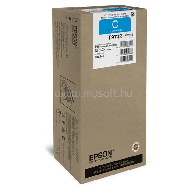 EPSON T9742 XXL Eredeti cián extra nagy kapacitású tintapatron