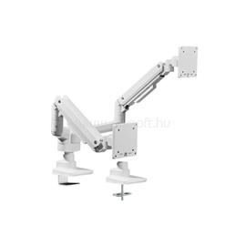 EQUIP 650183 asztali monitor konzol (17"-35", 2 monitor, dönthető, forgatható, Max.: 2x20kg, fehér) EQUIP_650183 small