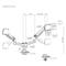 EQUIP 650183 asztali monitor konzol (17