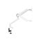 EQUIP 650185 asztali monitor konzol (17