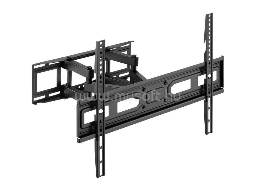 EQUIP 650337 TV fali konzol (37"-80", Max.: 40kg, dönthető, forgatható, fekete)