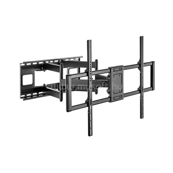 EQUIP 650343 TV fali konzol (60"-120", Max.: 120kg, dönthető, forgatható, fekete)