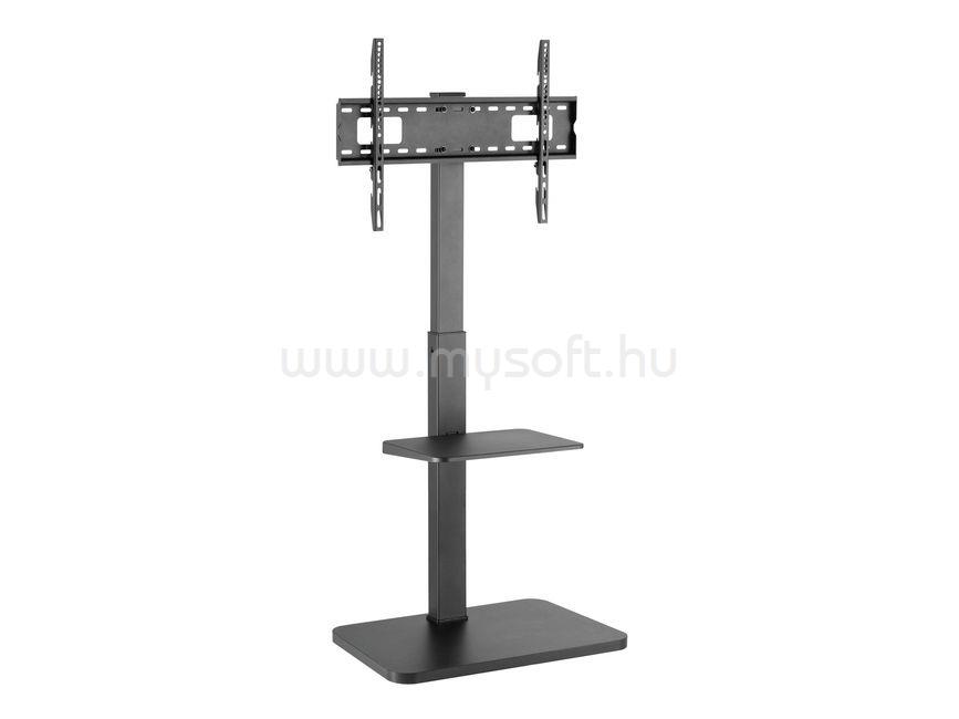 EQUIP 650613 TV állvány (37"-75" álló, forgatható, állítható magasság, Max.:40kg, fekete)