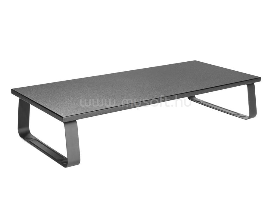 EQUIP 650880 monitor asztali állvány (csúszásmentes, Max.: 20kg, acél, fekete)
