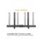EQUIP 650895 Soundbar fali konzol (Támogatott szélesség: 86-155mm, rezgés csökkentés, fekete) EQUIP_650895 small