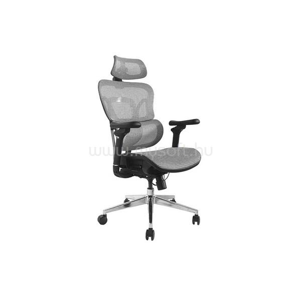 EQUIP 651050 szék (Premium, ergonomikus, Max teherbírás: 150kg, szürke)