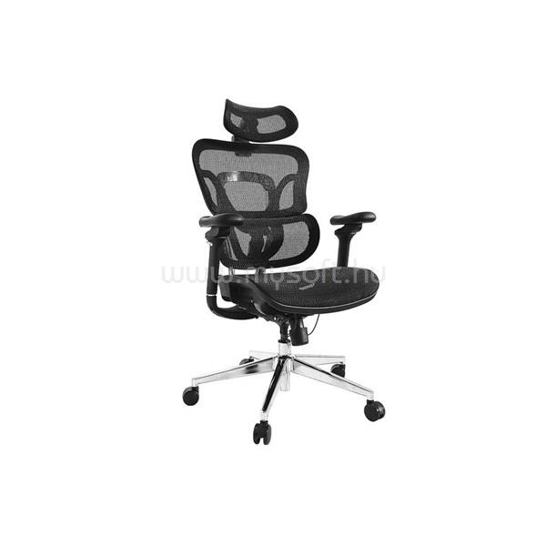 EQUIP 651051 szék (Premium, ergonomikus, Max teherbírás: 150kg, fekete)