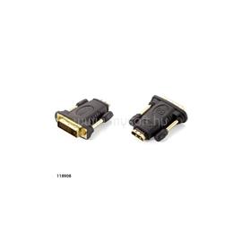 EQUIP Átalakító - 118908 (HDMI-DVI(24+1), anya/apa, fekete) EQUIP_118908 small