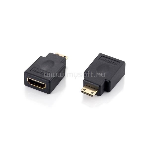 EQUIP Átalakító - 118914 (miniHDMI to HDMI, fekete)