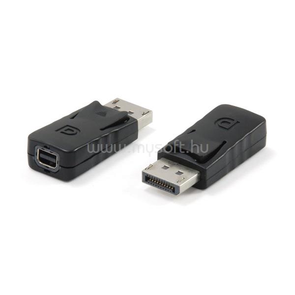 EQUIP Átalakító - 118916 (DisplayPort to miniDisplayPort, fekete)