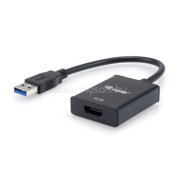 EQUIP Átalakító - 133385 (USB-A3.0 to HDMI, fekete)