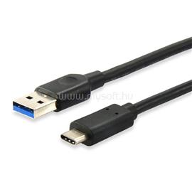 EQUIP Átalakító Kábel - 128343 (USB-C 3.2 Gen1 to USB-A, apa/apa, fekete, 0,25m) EQUIP_128343 small