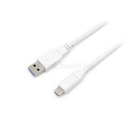 EQUIP Átalakító Kábel - 128364 (USB-C 3.2 Gen1 to USB-A, apa/apa, fehér, 2m) EQUIP_128364 small