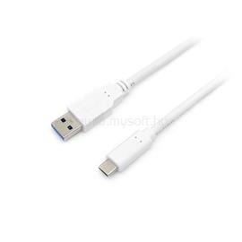 EQUIP Átalakító Kábel - 128364 (USB-C 3.2 Gen1 to USB-A, apa/apa, fehér, 2m) EQUIP_128364 small