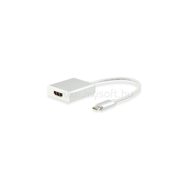 EQUIP Átalakító Kábel - 133452 (USB-C -> HDMI átalakító, apa/anya)
