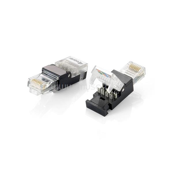 EQUIP csatlakozó - 121163 (RJ45, Cat5e, UTP, tool-free) 2db/csomag