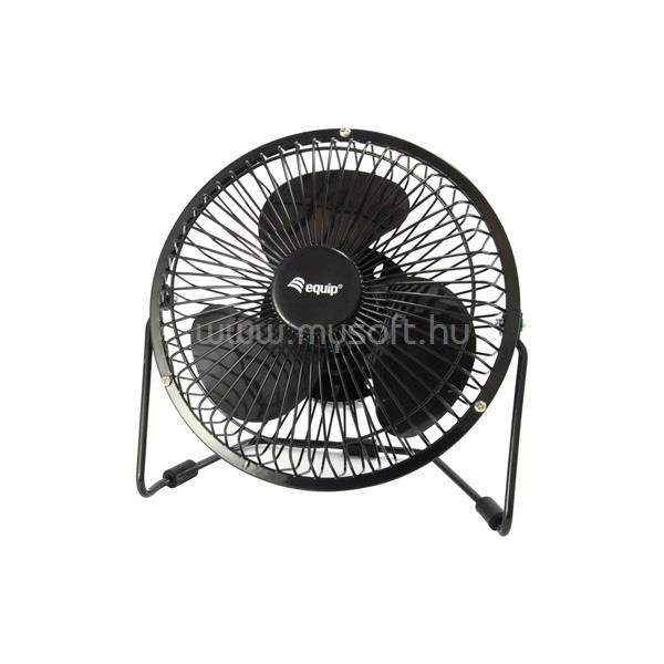 EQUIP Equip-Life Asztali Ventilátor - 245420 (USB, 6", fekete)