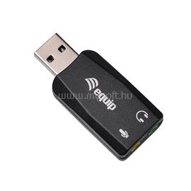 EQUIP Equip-Life Kábel Átalakító - 245320 (USB bemenet - 3,5mm jack audio + mikrofon kimenet) EQUIP_245320 small