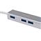 EQUIP Equip-Life USB Hub - 128958 (USB-C 3.0, 4 Port, USB tápellátás, kompakt dizájn, ezüst) EQUIP_128958 small