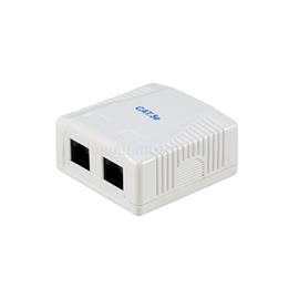 EQUIP Fali doboz - 235114 (2 port, Cat5e, UTP, fehér) EQUIP_235114 small