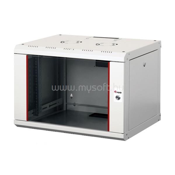 EQUIP Fali Rackszekrény - EPM-07-6045-G-CBAA (19", 7U, 600x450mm, előre szerelt, szürke)
