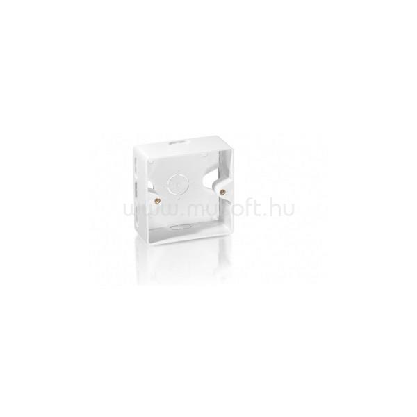 EQUIP Fali Süllyeszthető csatlakozó doboz - 125560 (80x80mm, fehér)