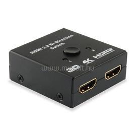 EQUIP HDMI Switch - 332723 (1x Bemenet, 2x Kimenet, két irányú jelátvitel, fekete) EQUIP_332723 small