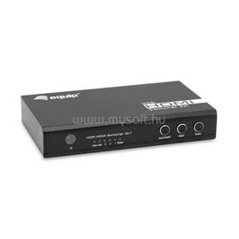 EQUIP HDMI Switch - 332725 (1x Bemenet, 3x Kimenet, USB tápellátás, aluminium, fekete) EQUIP_332725 small