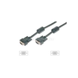 EQUIP Kábel - 118811 (VGA kábel, HD15, ferrit gyűrűvel, duplán árnyékolt, apa/apa, 3m) EQUIP_118811 small