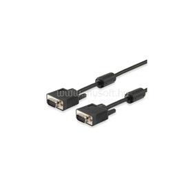 EQUIP Kábel - 118815 (VGA kábel, HD15, ferrit gyűrűvel, duplán árnyékolt, apa/apa, 15m) EQUIP_118815 small