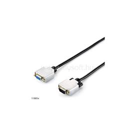 EQUIP Kábel - 118850 (VGA hosszabbító kábel, HD15 apa/anya, duplán árnyékolt, 1,8m) EQUIP_118850 small