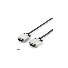 EQUIP Kábel - 118862 (VGA kábel, HD15, apa/apa, duplán árnyékolt, 5m) EQUIP_118862 small