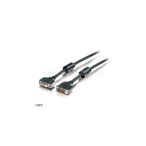EQUIP Kábel - 118972 (DVI Dual Link hosszabbító kábel, apa/anya, 1,8m)