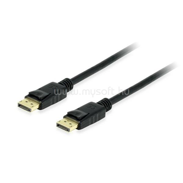 EQUIP Kábel - 119256 (DisplayPort1.4 kábel, 8K/60Hz, apa/apa, fekete, 10m)