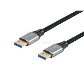 EQUIP Kábel - 119282 (Premium, DisplayPort2.1 kábel, 4K/240Hz, apa/apa, fekete, 2m) EQUIP_119282 small